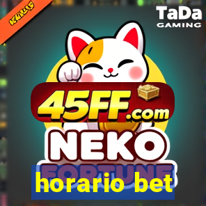 horario bet